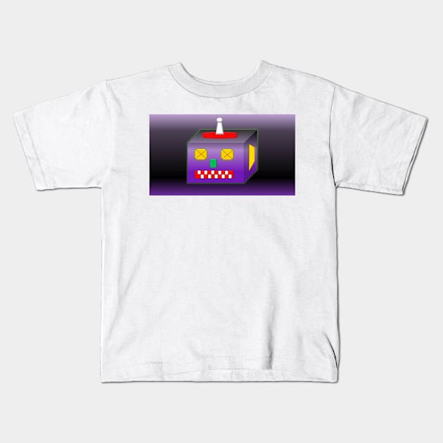 Robot Head Kids T-Shirt by J0ezT